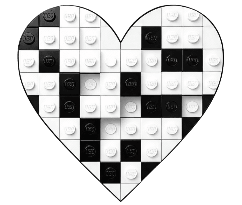 Heart pixel art